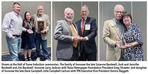 Hall of Fame honorees