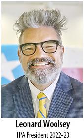  Leonard Woolsey, TPA President 2022-23